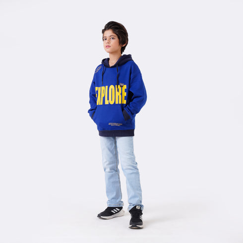 EXPLORE PRINTED PULLOVER HOODIE